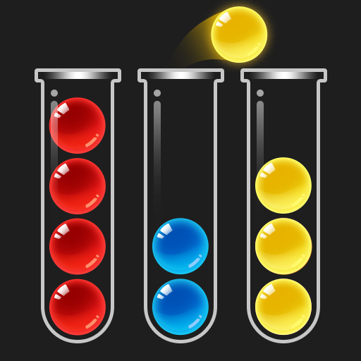 Sortir Bola, Game Puzzle Warna