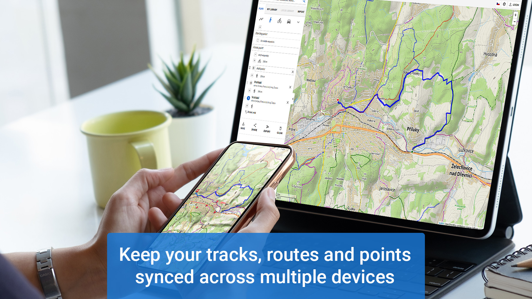 How to use Locus Map on a PC?