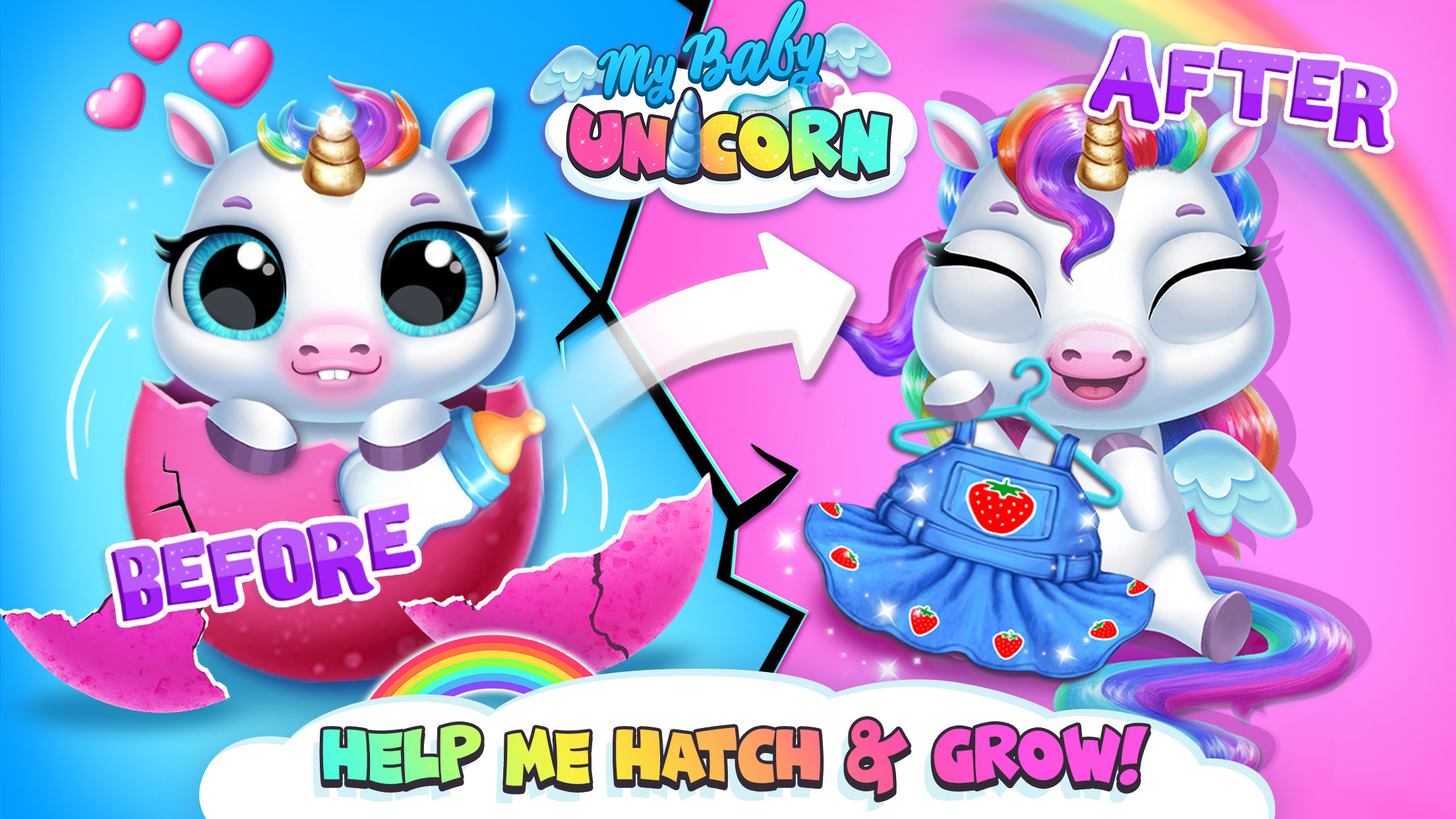 Play My Baby Unicorn - Pony Care Online