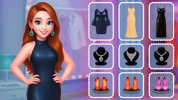 green emerald velvet dress Dress-Up Duel Fashion Makeover Salon - Rockstar Fashion Game