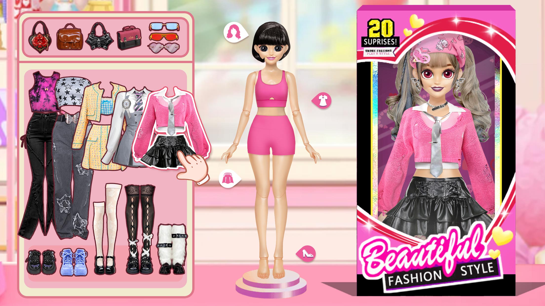 Doll on sale makeover games