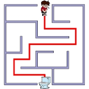 เล่น Maze Escape: Toilet Rush บน PC
