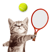 プレーする Cat Meow Tennis: Sport Battle をPCで