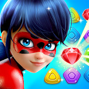 Играй Miraculous Puzzle Hero Match 3 на ПК