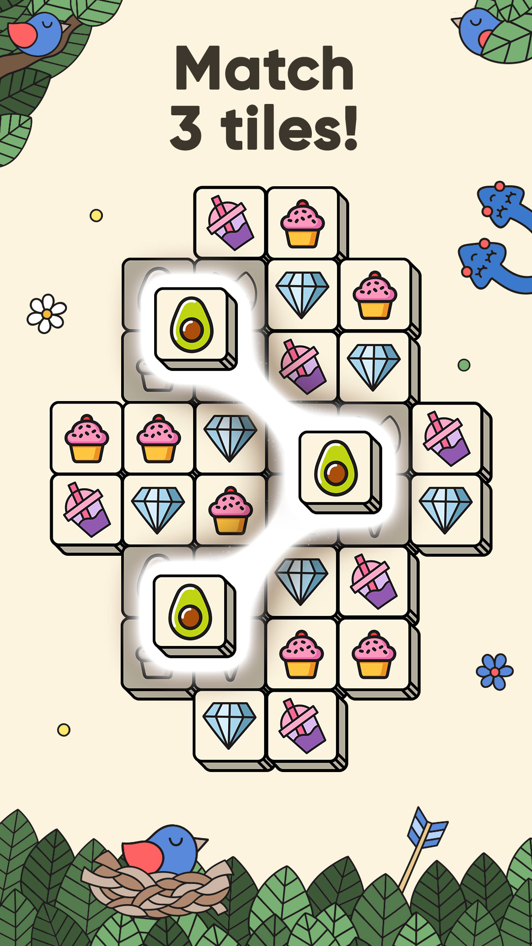 Play 3 Tiles - Tile Matching Games Online