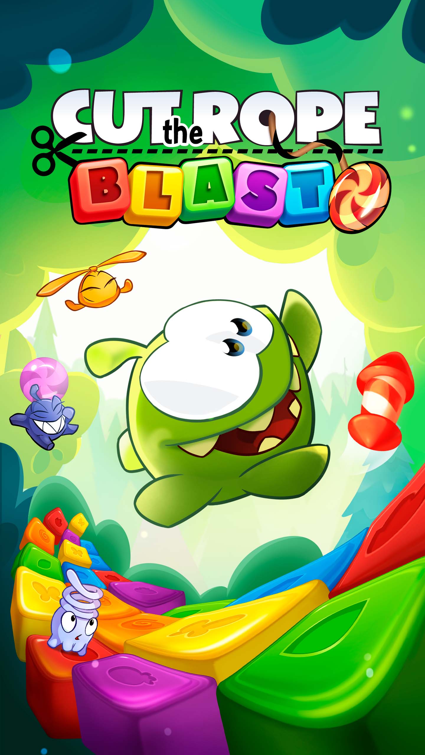 Скачайте и играйте в Cut the Rope: BLAST на ПК или Mac (Эмулятор)