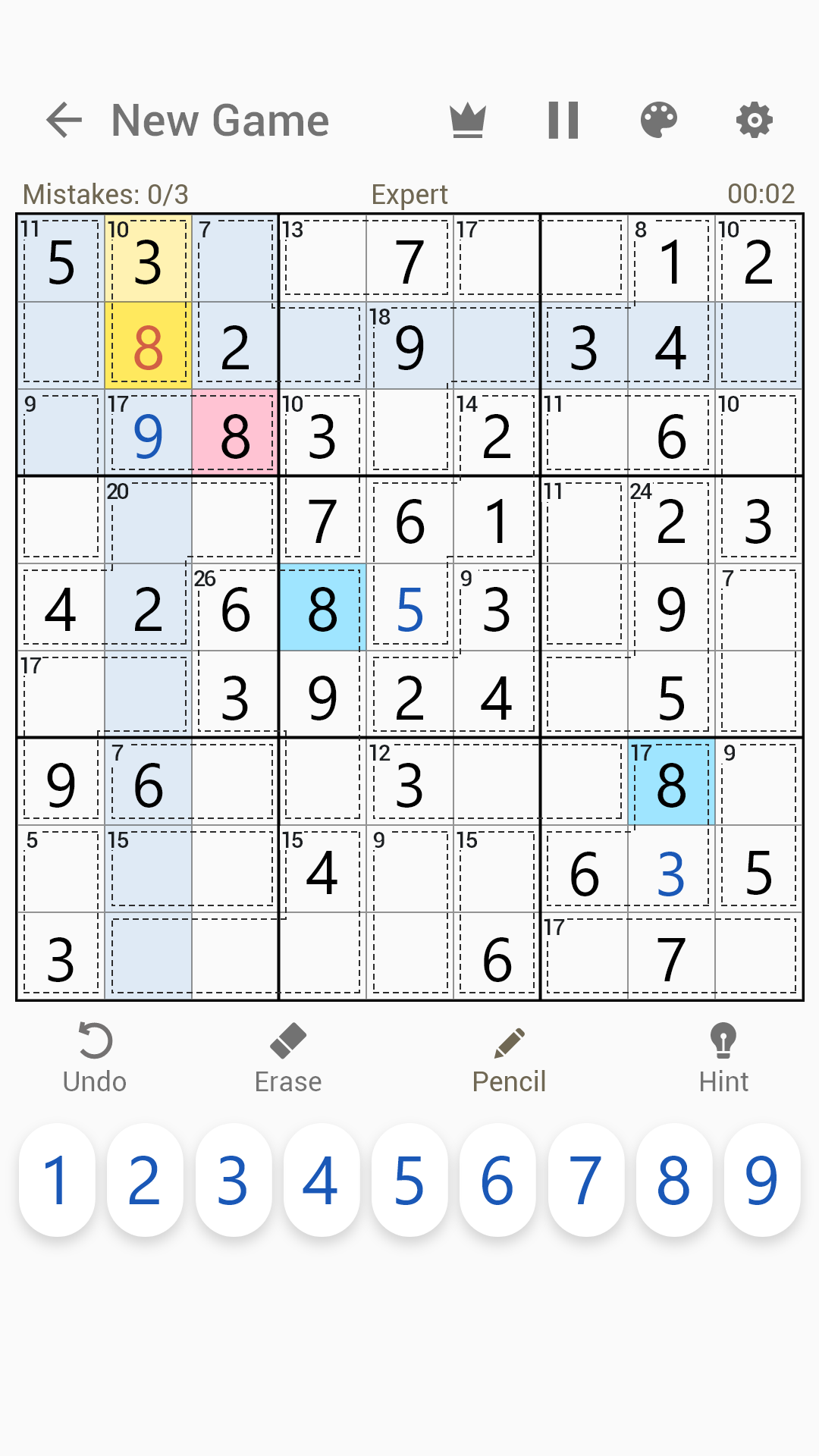 Play Killer Sudoku - Sudoku Puzzles Online