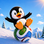 Sledding Penguin Gang Slide