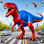 Angry Dinosaur City Attack