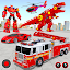 Fire Truck Real Robot Transformation: Robot Wars