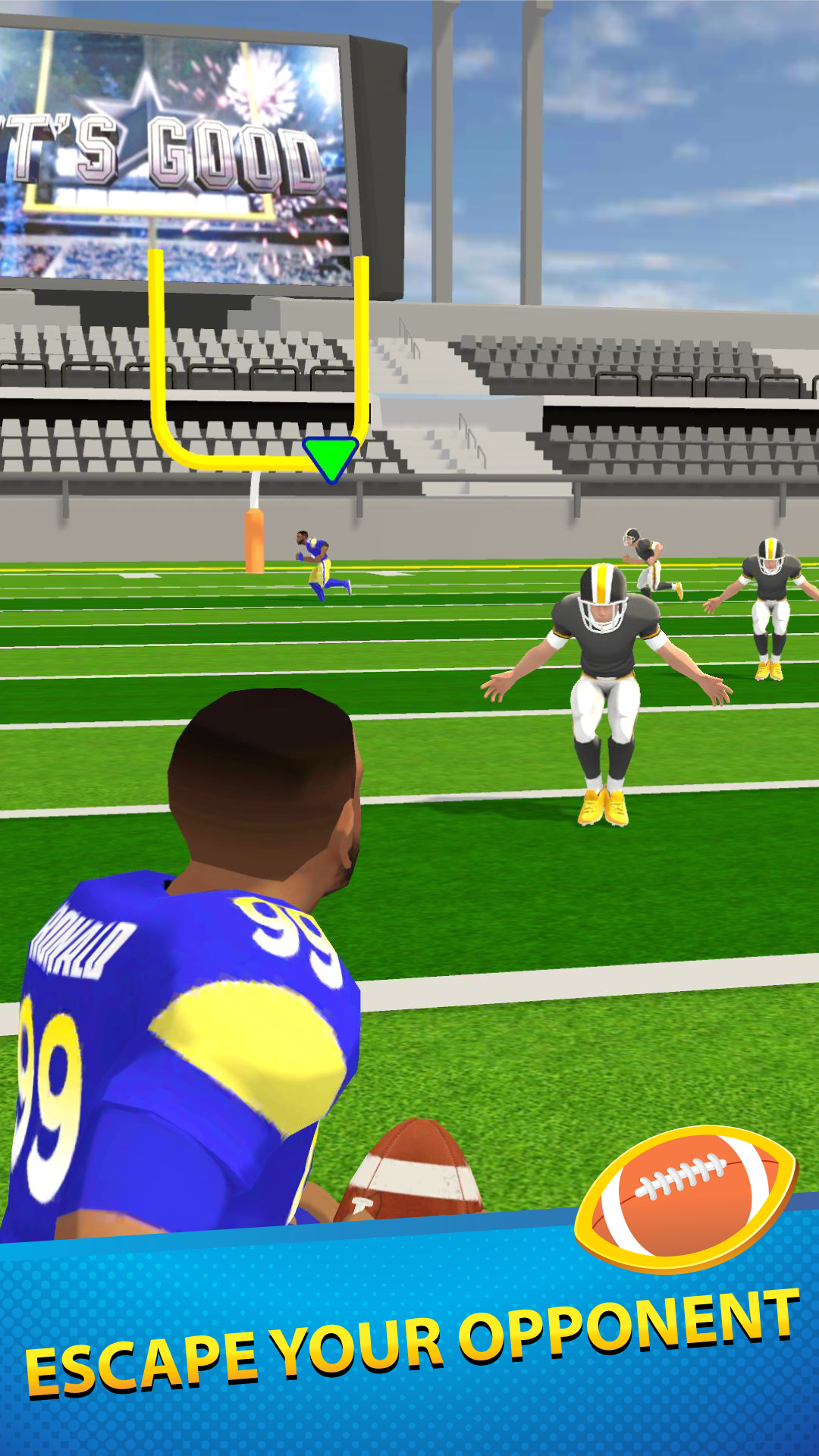 Play Hyper Touchdown 3D Online