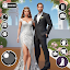 Newlyweds Happy Couple