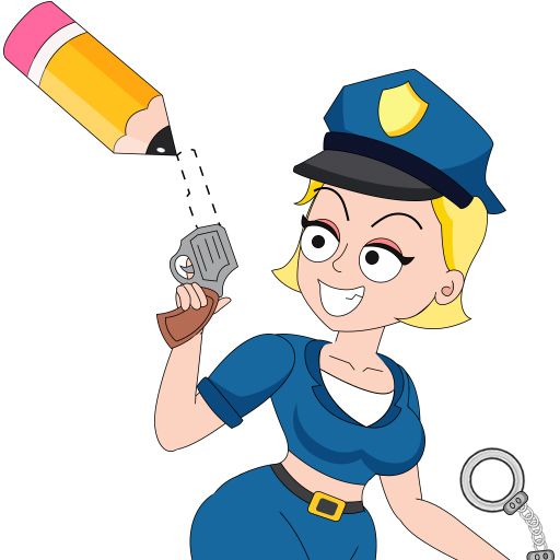Play Draw Police - Tricky Puzzles Online