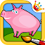 Farm Animals: Kids & Girls puzzles games Free