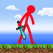 Stickman Fight In WorldCraft İndirin ve PC'de