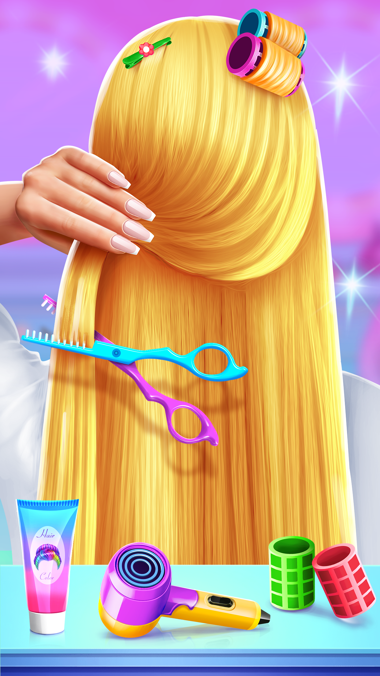 Play Braided Hair Salon MakeUp Game Online