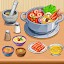 Crazy Kitchen Set Cooking ASMR