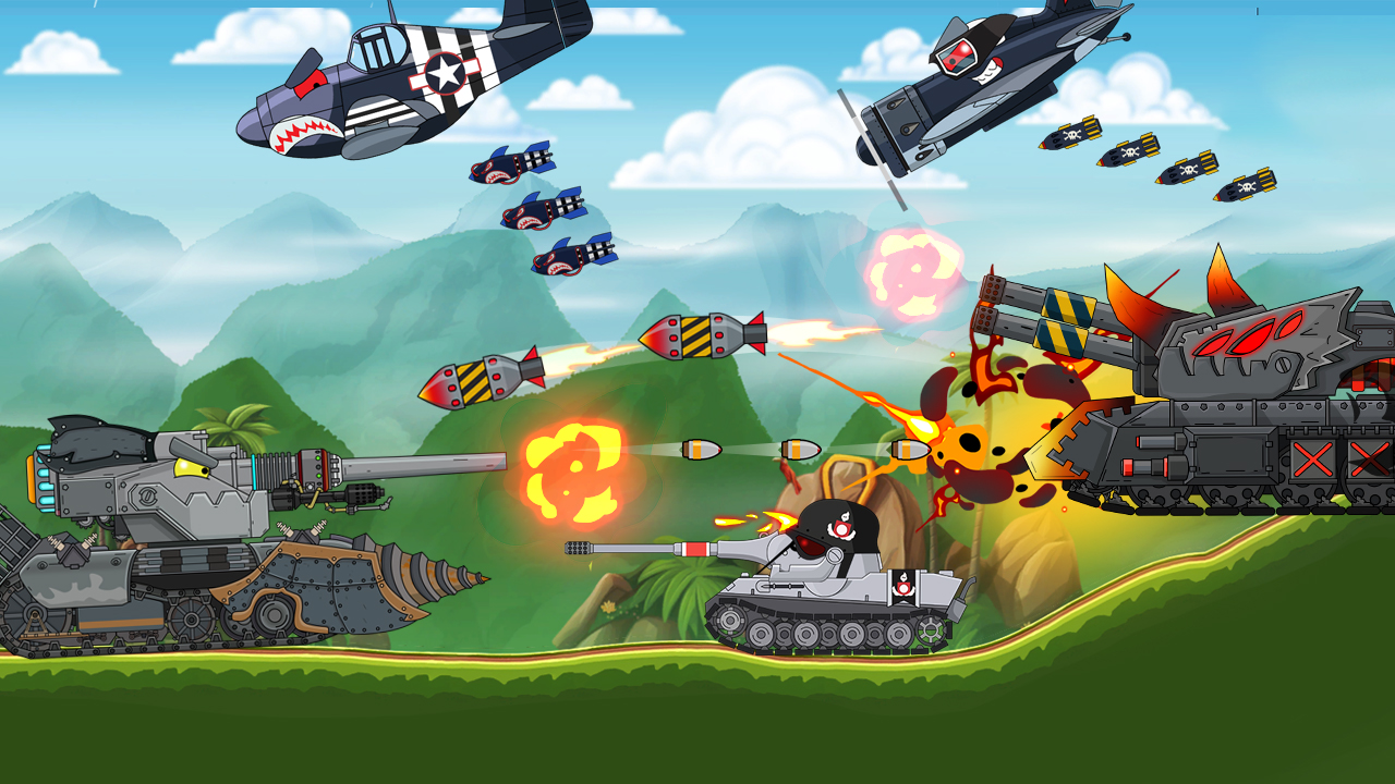 Скачайте и играйте в Tank Combat: War Battle на ПК или Mac (Эмулятор)