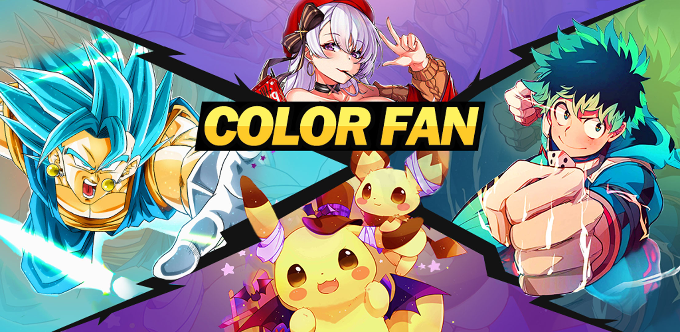 Play Color Fan - Color By Number Online