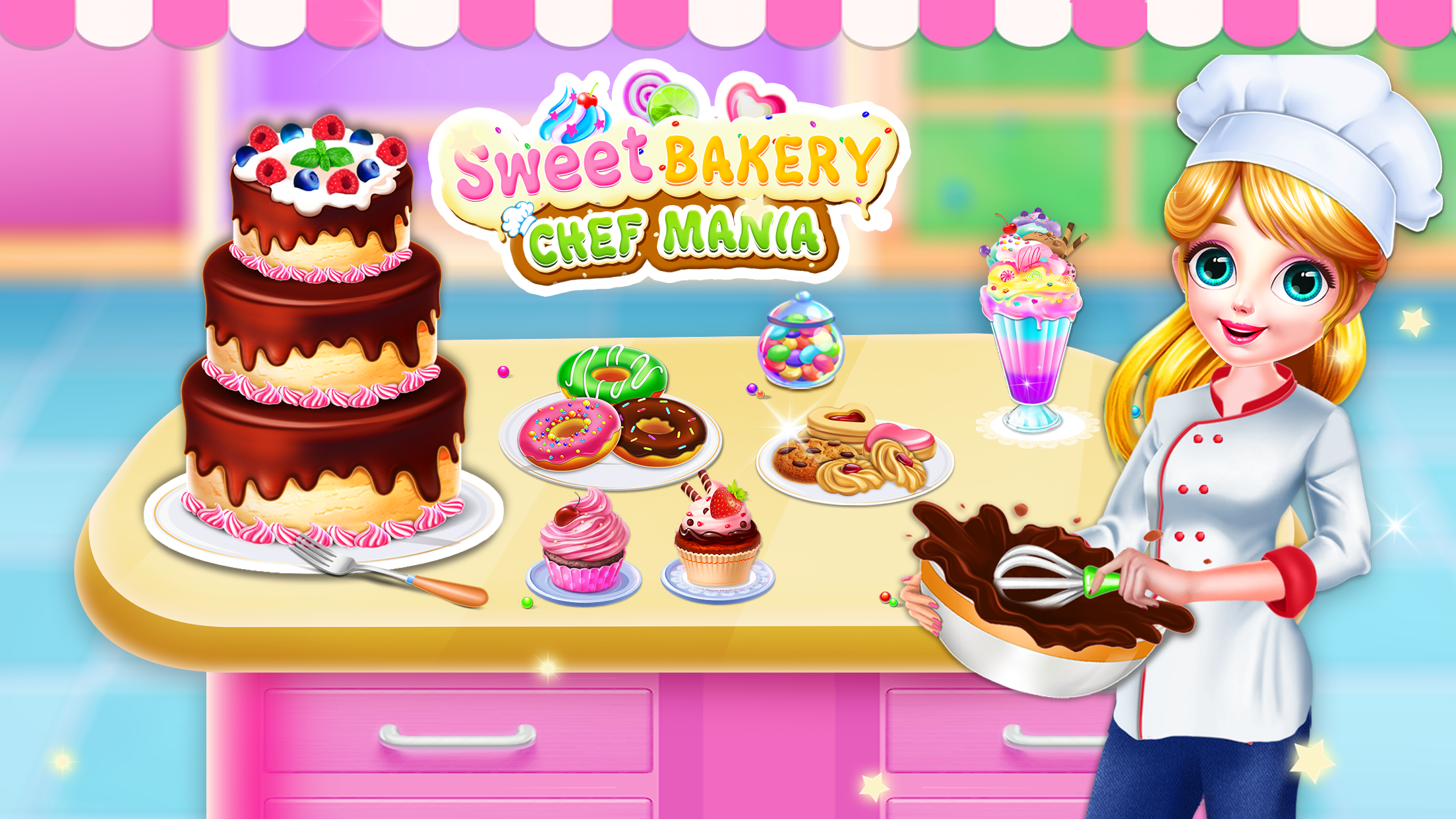 Sweet Bakery - Girls Cake Game para Android - Download