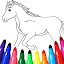 Horse Coloring Book