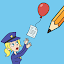 Draw Happy Police - Draw Games