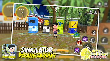 Simulator Perang Sarung 3D Mod Apk 1.0.5 Unlimited Money Latest Version  Gameplay