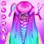 Braided Hair Salon MakeUp Game