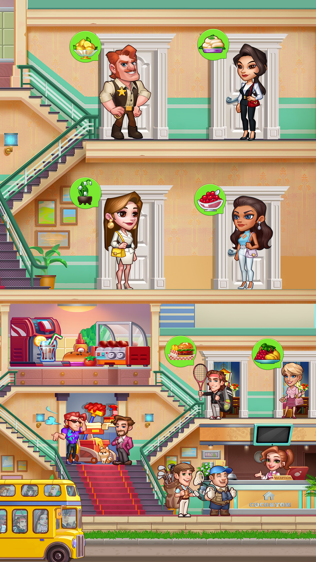 Download & Play Hotel Frenzy: Home Design on PC & Mac (Emulator)