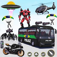 Jogue Autocarro Robô Guerra - Jogo para PC