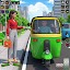 City Tuk Tuk Rickshaw Game 3D