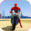 Superhero Tricky bike race (kids games)