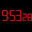 Digital Clock Seconds