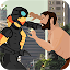 Spider Cyborg vs X-Wolf Street Fight