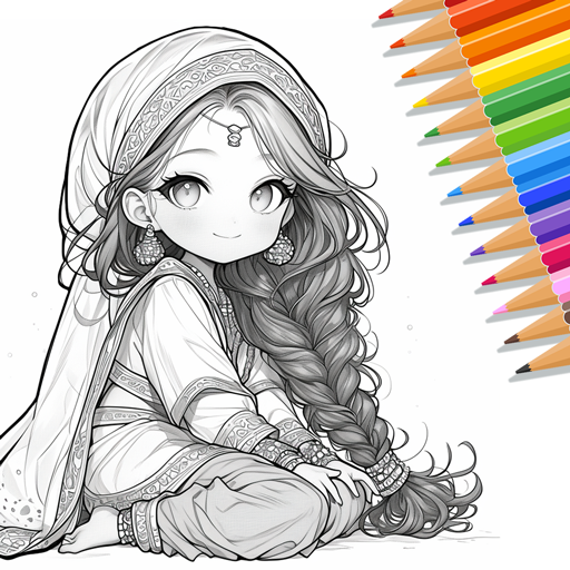 Anime Color:Permainan mewarnai