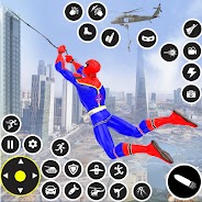 Играй Spider Rope Hero: Spider Games на ПК
