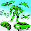 Flying Police Drone Robot Car: Eagle Robot Game