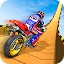 Mega Ramp Moto Bike Stunts: Bike Racing Games