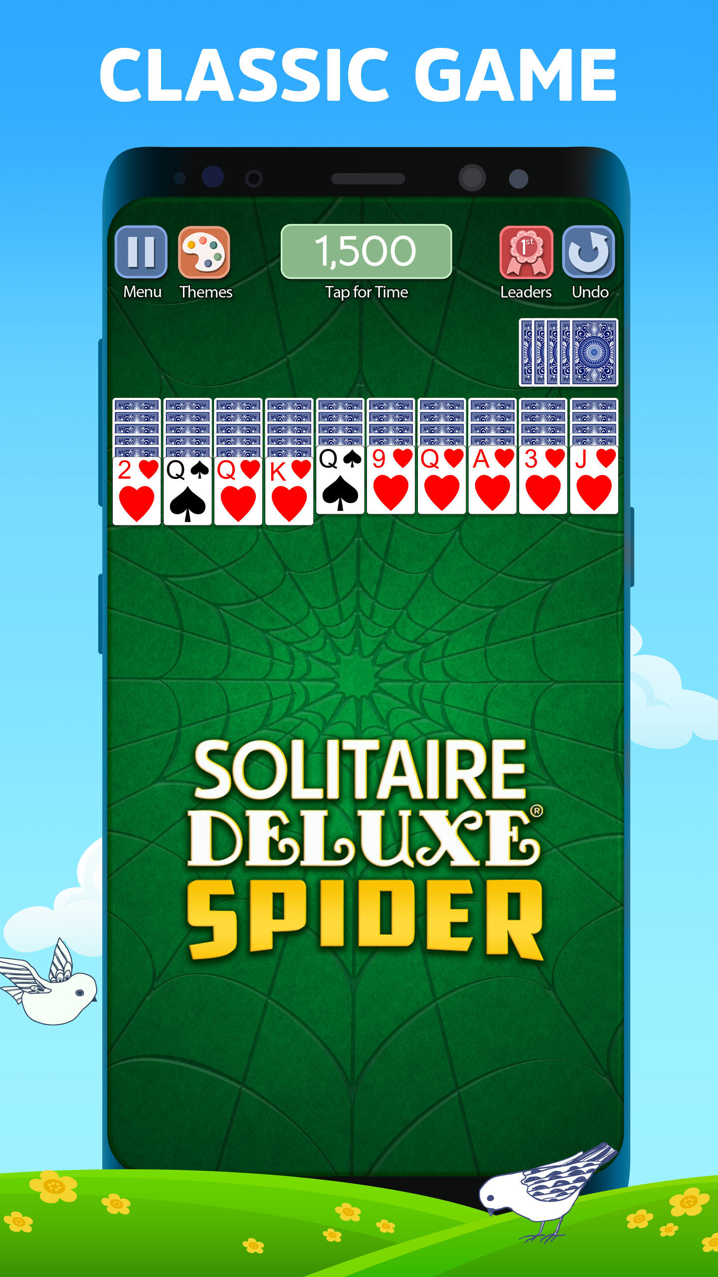 Play Spider Solitaire Deluxe® 2 Online