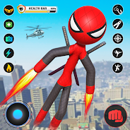 Gioca Stickman Hero Superhero Games per PC