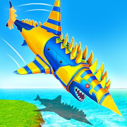 Play Shark Robot Car Transform Game Online