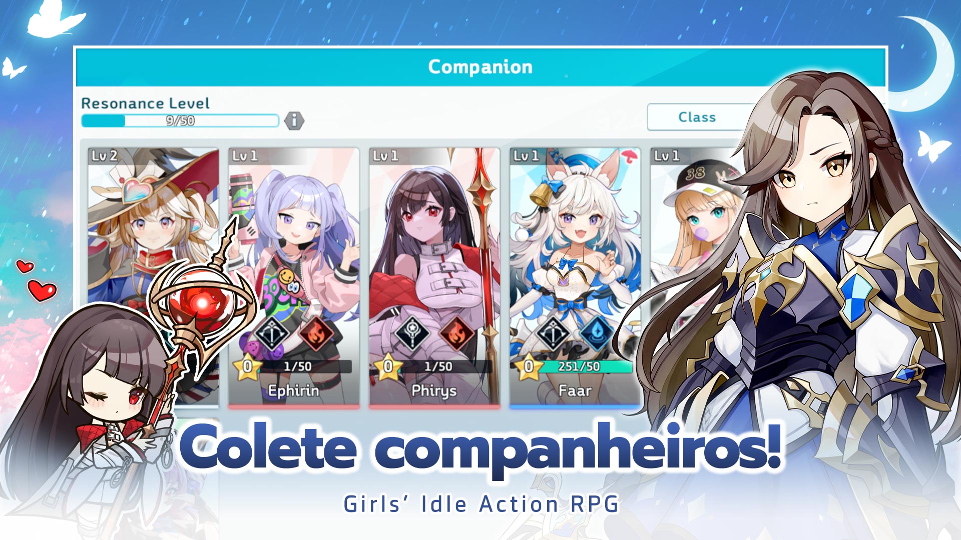 Como jogar Digital Girls: Idle RPG no PC com Bluestacks