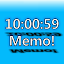 Always Visible Time and Memo