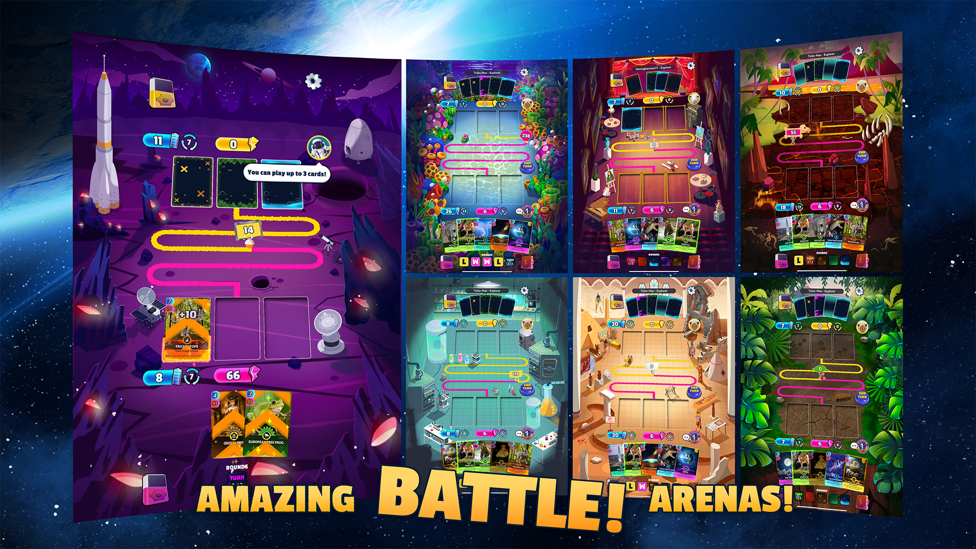 Play Cards, Universe & Everything Online