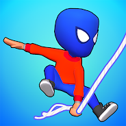 Graj Swing Hero: Superhero Fight na PC