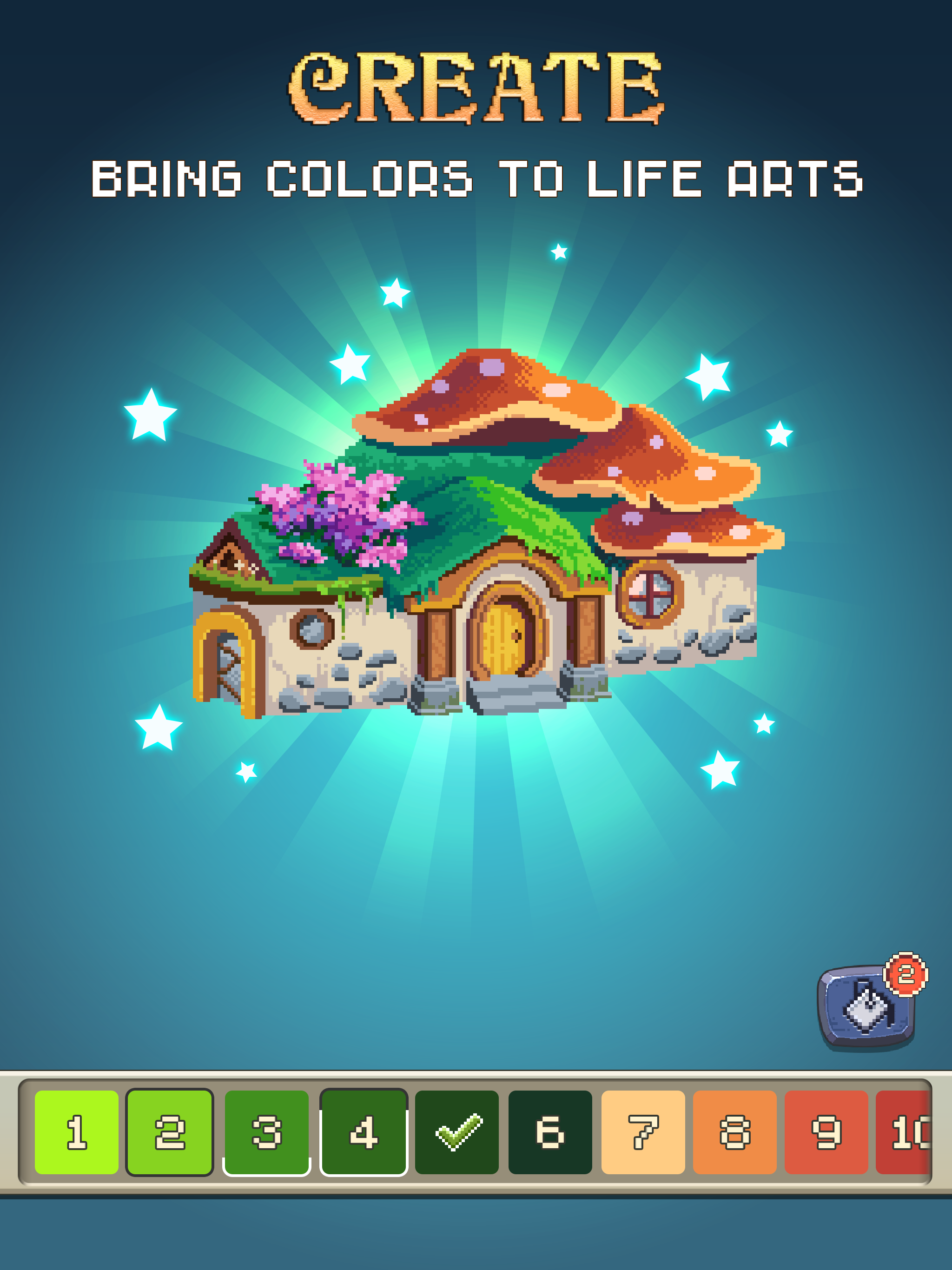 Play Pixel Isle: Art Coloring World Online