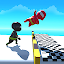 Crowd race 3d - Stickman run in road