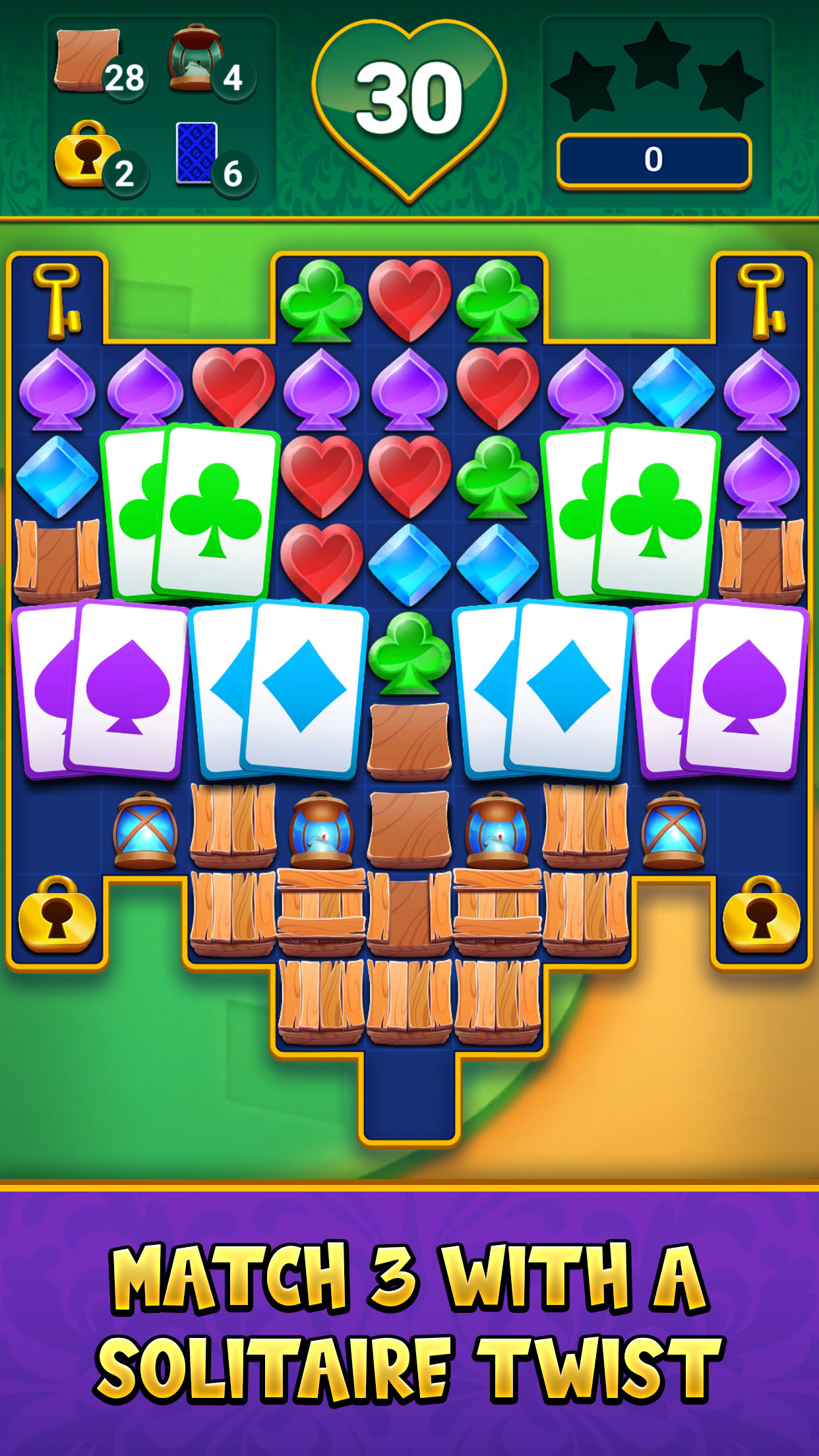 Play Solitaire Match 3 Online