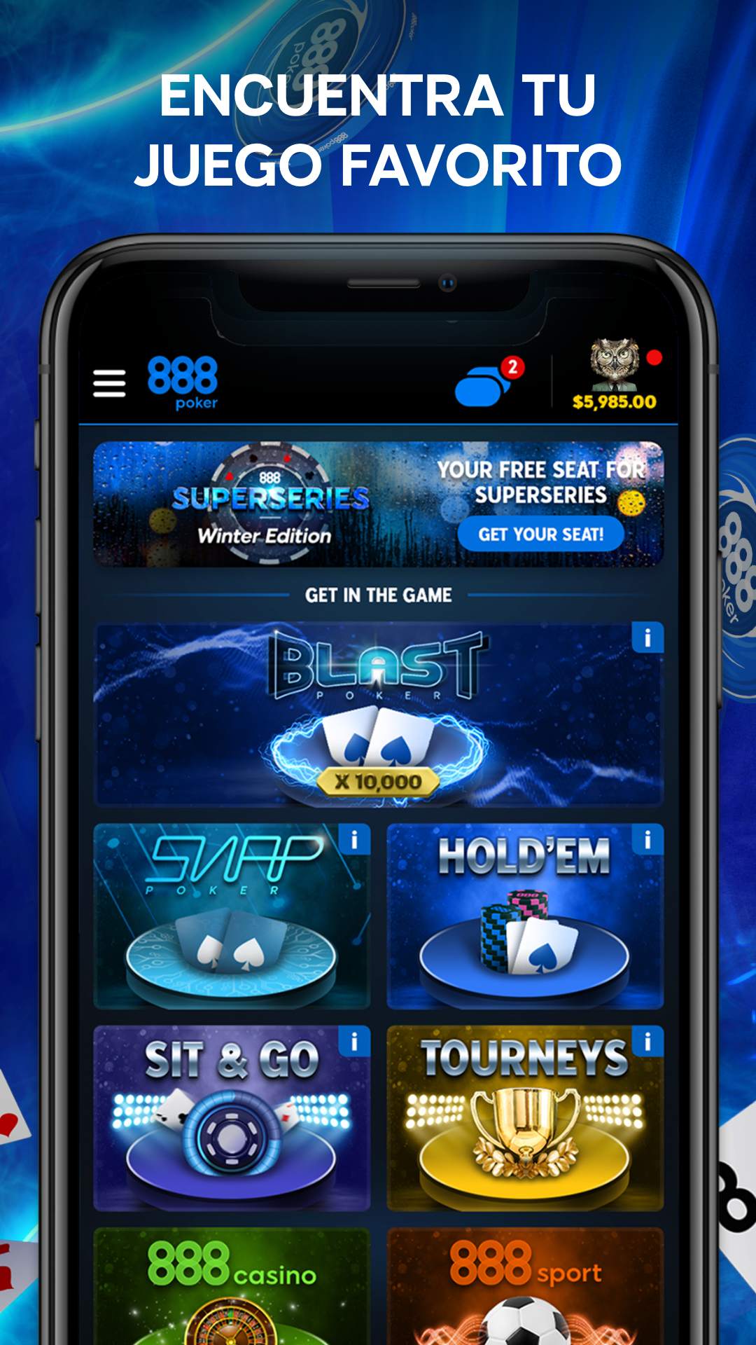 Casino poker 888