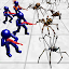 Stickman Spiders Battle Simula
